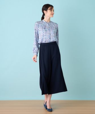 洗えるワイドパンツ【Leilian WHITE LABEL