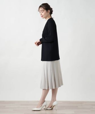 Ｖネックニットカーディガン【Ｌｅｉｌｉａｎ　ＷＨＩＴＥ　ＬＡＢＥＬ】