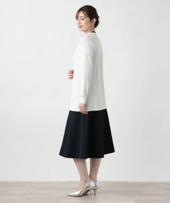Ｖネックニットカーディガン【Ｌｅｉｌｉａｎ　ＷＨＩＴＥ　ＬＡＢＥＬ】