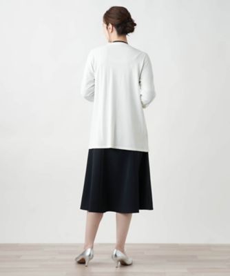 Ｖネックニットカーディガン【Ｌｅｉｌｉａｎ　ＷＨＩＴＥ　ＬＡＢＥＬ】