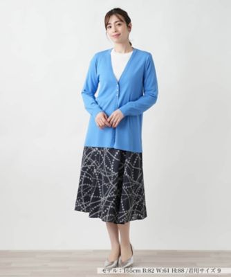 Ｖネックニットカーディガン【Ｌｅｉｌｉａｎ　ＷＨＩＴＥ　ＬＡＢＥＬ】