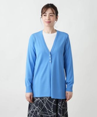Ｖネックニットカーディガン【Ｌｅｉｌｉａｎ　ＷＨＩＴＥ　ＬＡＢＥＬ】