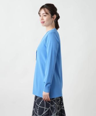 Ｖネックニットカーディガン【Ｌｅｉｌｉａｎ　ＷＨＩＴＥ　ＬＡＢＥＬ】