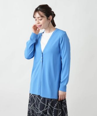 Ｖネックニットカーディガン【Ｌｅｉｌｉａｎ　ＷＨＩＴＥ　ＬＡＢＥＬ】