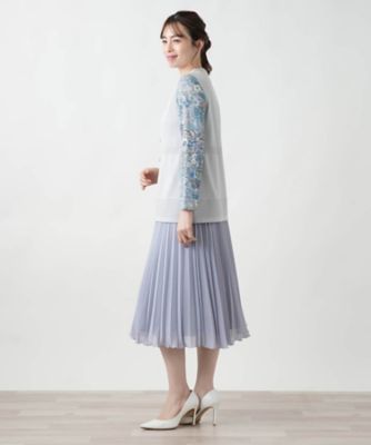 Ｖネックニットジレ【Ｌｅｉｌｉａｎ　ＷＨＩＴＥ　ＬＡＢＥＬ】