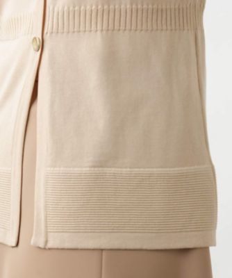 Ｖネックニットジレ【Ｌｅｉｌｉａｎ　ＷＨＩＴＥ　ＬＡＢＥＬ】