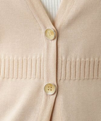 Ｖネックニットジレ【Ｌｅｉｌｉａｎ　ＷＨＩＴＥ　ＬＡＢＥＬ】