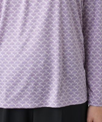 ボタニカル柄カットソー【ＲＯＣＨＡＳ　Ｐｒｅｍｉｅｒｅ】