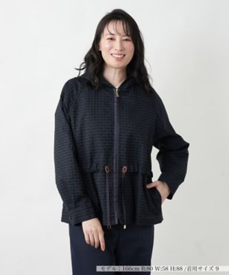 ＜Leilian (Women)＞フード付きブルゾン