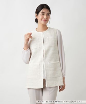 ＜Leilian (Women)＞ツイードベスト