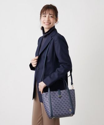 【美品】レリアン Leilian ハンドバッグ 取り外しショルダー、ポーチ付 美品】レリアン Leilian ハンドバッグ 取り外しショルダー、ポーチ付