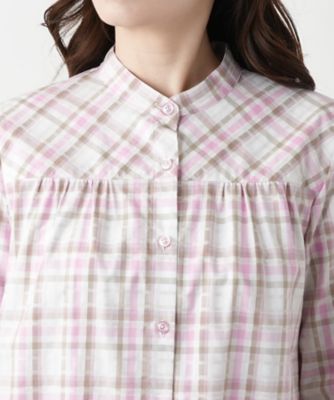 バンドカラーブラウス【Leilian WHITE LABEL