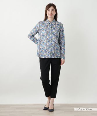 プリントブラウス【Ｌｅｉｌｉａｎ　ＷＨＩＴＥ　ＬＡＢＥＬ】