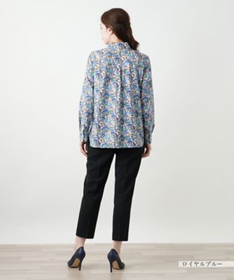 プリントブラウス【Ｌｅｉｌｉａｎ　ＷＨＩＴＥ　ＬＡＢＥＬ】