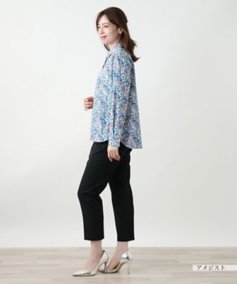 プリントブラウス【Ｌｅｉｌｉａｎ　ＷＨＩＴＥ　ＬＡＢＥＬ】