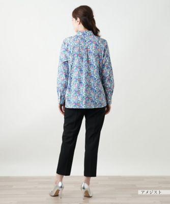 プリントブラウス【Ｌｅｉｌｉａｎ　ＷＨＩＴＥ　ＬＡＢＥＬ】