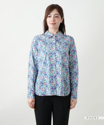 プリントブラウス【Ｌｅｉｌｉａｎ　ＷＨＩＴＥ　ＬＡＢＥＬ】