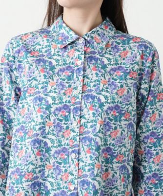 プリントブラウス【Ｌｅｉｌｉａｎ　ＷＨＩＴＥ　ＬＡＢＥＬ】