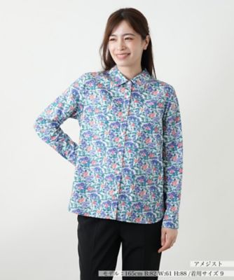 プリントブラウス【Leilian WHITE LABEL