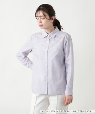 プリントブラウス【Leilian WHITE LABEL