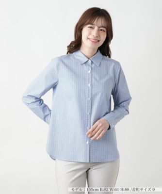 プリントブラウス【Leilian WHITE LABEL