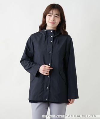 Leilian（レリアン） の上品なフーデッドコート　サイズ13+ 美品です。 フーデッドコート【Leilian WHITE LABEL