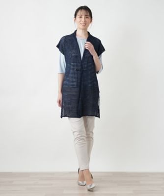 ラメニットベスト【ＣＩＮＺＩＡ　ＣＡＬＤＩ】