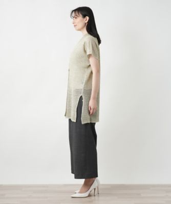 ラメニットベスト【ＣＩＮＺＩＡ　ＣＡＬＤＩ】