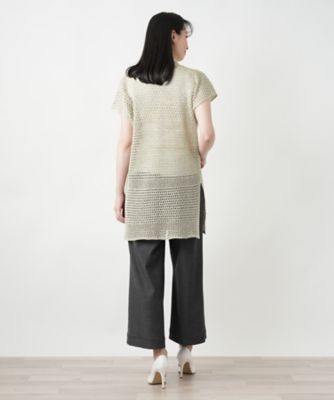 ラメニットベスト【ＣＩＮＺＩＡ　ＣＡＬＤＩ】
