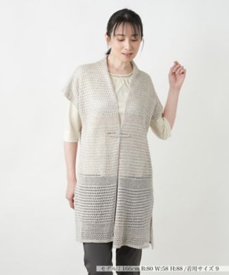 ラメニットベスト【ＣＩＮＺＩＡ　ＣＡＬＤＩ】