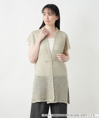 ラメニットベスト【ＣＩＮＺＩＡ　ＣＡＬＤＩ】