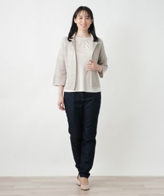 ラメニットカーディガン【ＣＩＮＺＩＡ　ＣＡＬＤＩ】