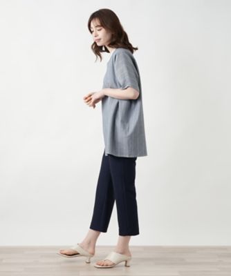 ラップ風切替ブラウス【ＣＩＮＺＩＡ　ＣＡＬＤＩ】