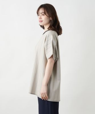 ラップ風切替ブラウス【ＣＩＮＺＩＡ　ＣＡＬＤＩ】