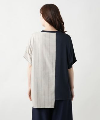 ラップ風切替ブラウス【ＣＩＮＺＩＡ　ＣＡＬＤＩ】