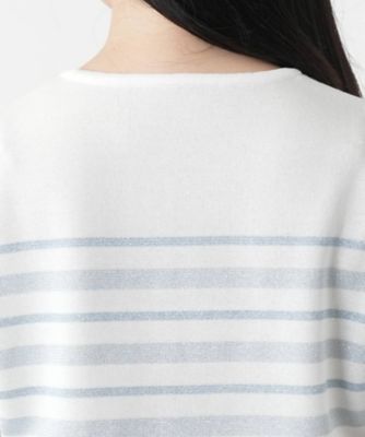 ラメボーダーニット【ＲＯＣＨＡＳ　Ｐｒｅｍｉｅｒｅ】