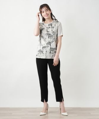 プリントＴシャツ【ＲＯＣＨＡＳ　Ｐｒｅｍｉｅｒｅ】