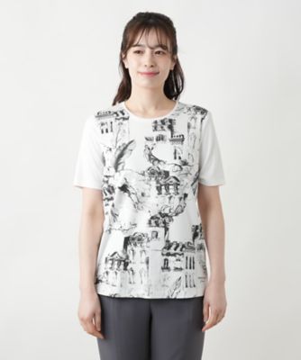 プリントＴシャツ【ＲＯＣＨＡＳ　Ｐｒｅｍｉｅｒｅ】