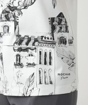 プリントＴシャツ【ＲＯＣＨＡＳ　Ｐｒｅｍｉｅｒｅ】