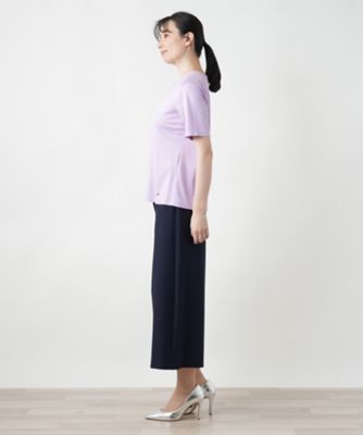 シルククルーネックカットソー | Leilian (Women)/レリアン