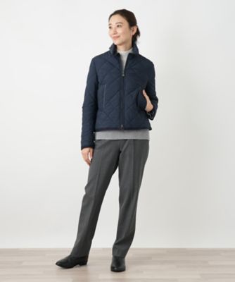 ダイヤ柄キルティングジャケット【CINZIA ROCCA