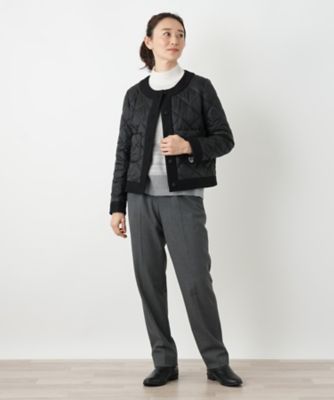 中わた異素材切替キルティングジャケット【CINZIA ROCCA