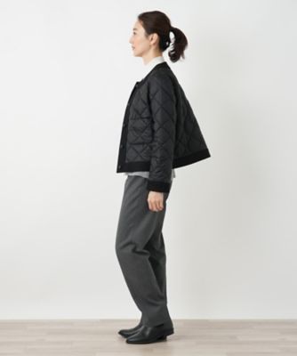 中わた異素材切替キルティングジャケット【CINZIA ROCCA