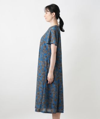 フラワー柄フレアワンピース【Ｌｅｉｌｉａｎ　ＷＨＩＴＥ　ＬＡＢＥＬ】