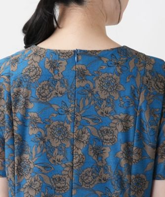フラワー柄フレアワンピース【Ｌｅｉｌｉａｎ　ＷＨＩＴＥ　ＬＡＢＥＬ】