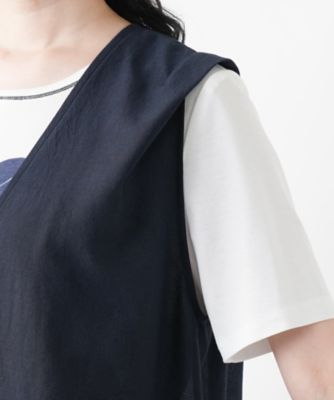 Ｖネックベスト【Ｌｅｉｌｉａｎ　ＷＨＩＴＥ　ＬＡＢＥＬ】