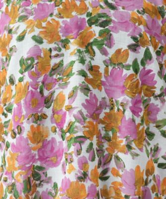 フラワープリントブラウス【Ｌｅｉｌｉａｎ　ＷＨＩＴＥ　ＬＡＢＥＬ】