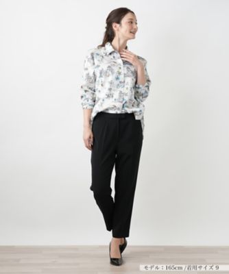 プリントブラウス【Ｌｅｉｌｉａｎ　ＷＨＩＴＥ　ＬＡＢＥＬ】