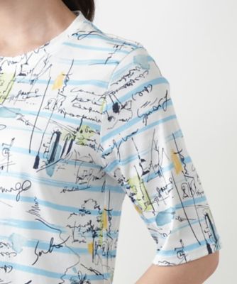 プリントＴシャツ【Ｌｅｉｌｉａｎ　ＷＨＩＴＥ　ＬＡＢＥＬ】
