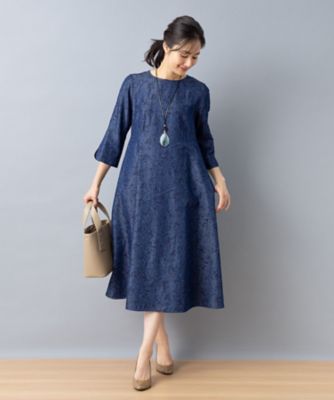 Leilian (Women)/レリアン 洗えるデニムワンピース